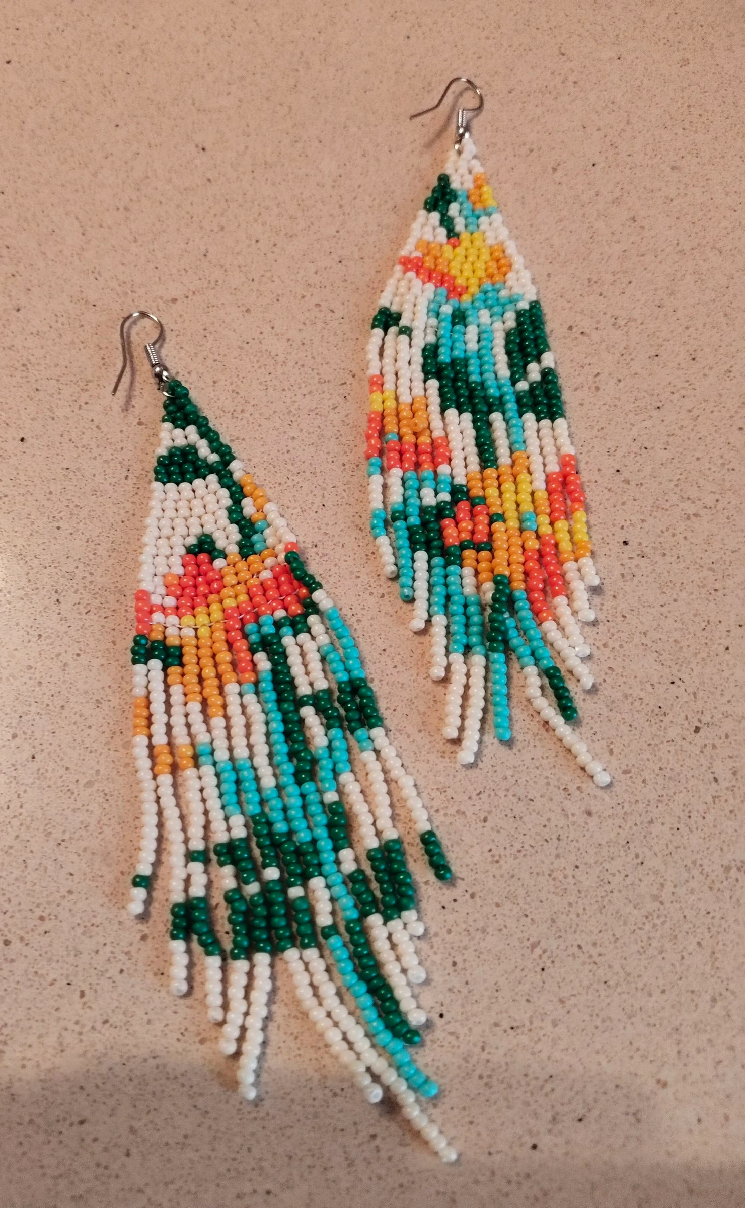 Pendientes de cuentas multicolor 🌈 – photo 5
